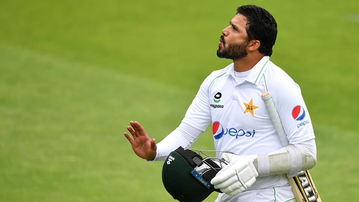 Azhar Ali, a specialist batsman, managed just 18 runs in a match where he was out for a duck in the first innings. -- AFP
