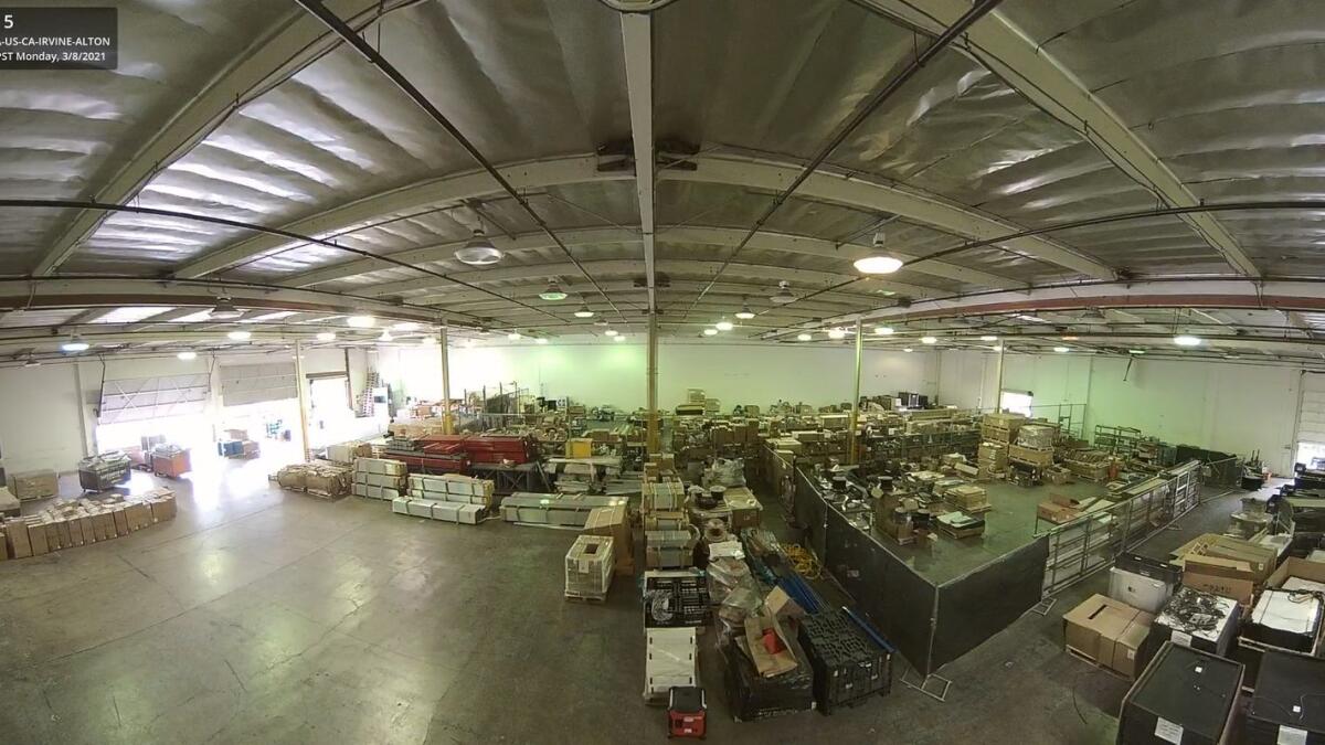 Inside picture of a Tesla warehouse shared by the hackers on Twitter. — Courtesy: Twitter