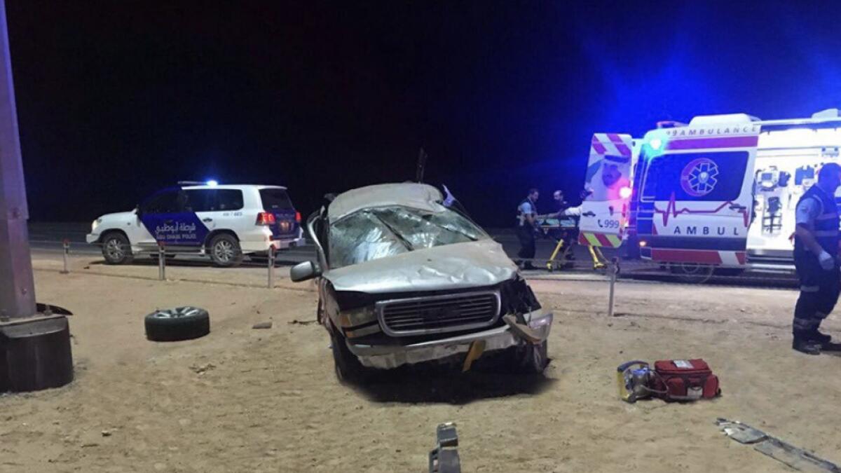 Four killed, three injured in Abu Dhabi accident