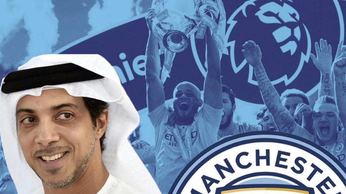 UAE royals celebrate Sheikh Mansours Manchester City EPL win