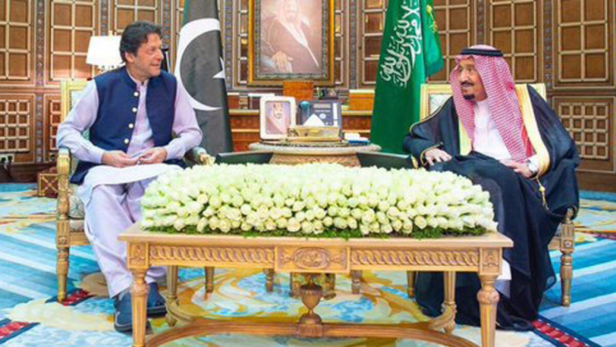 Imran Khan, Saudi King Salman, Pakistan, iran-saudi tensions