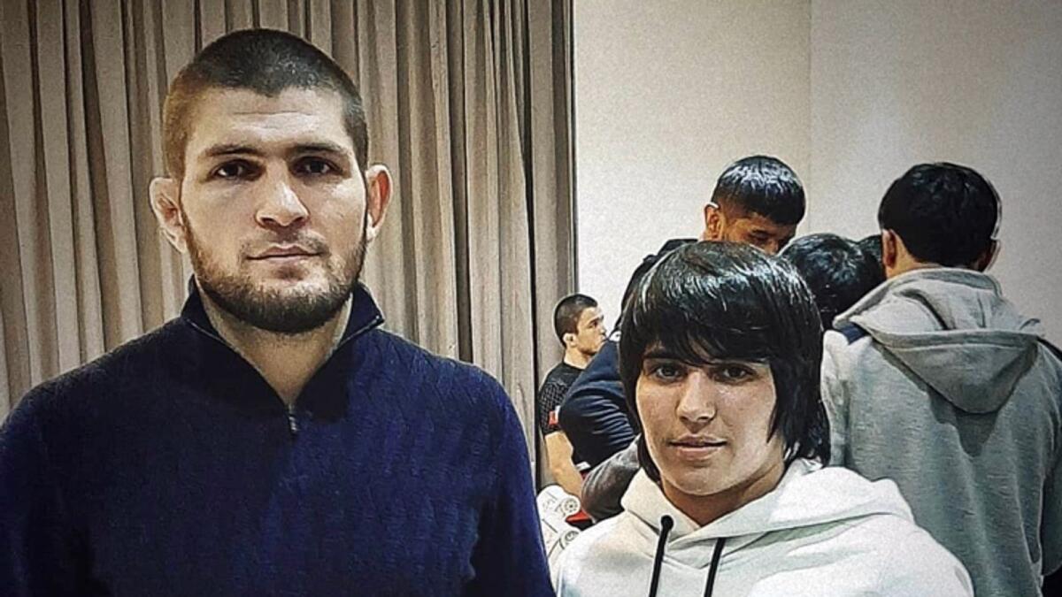 Liliya Shakirova (right) credited Khabib Nurmagomedov for the growth of mixed martial arts in Uzbekistan. — Supplied photo