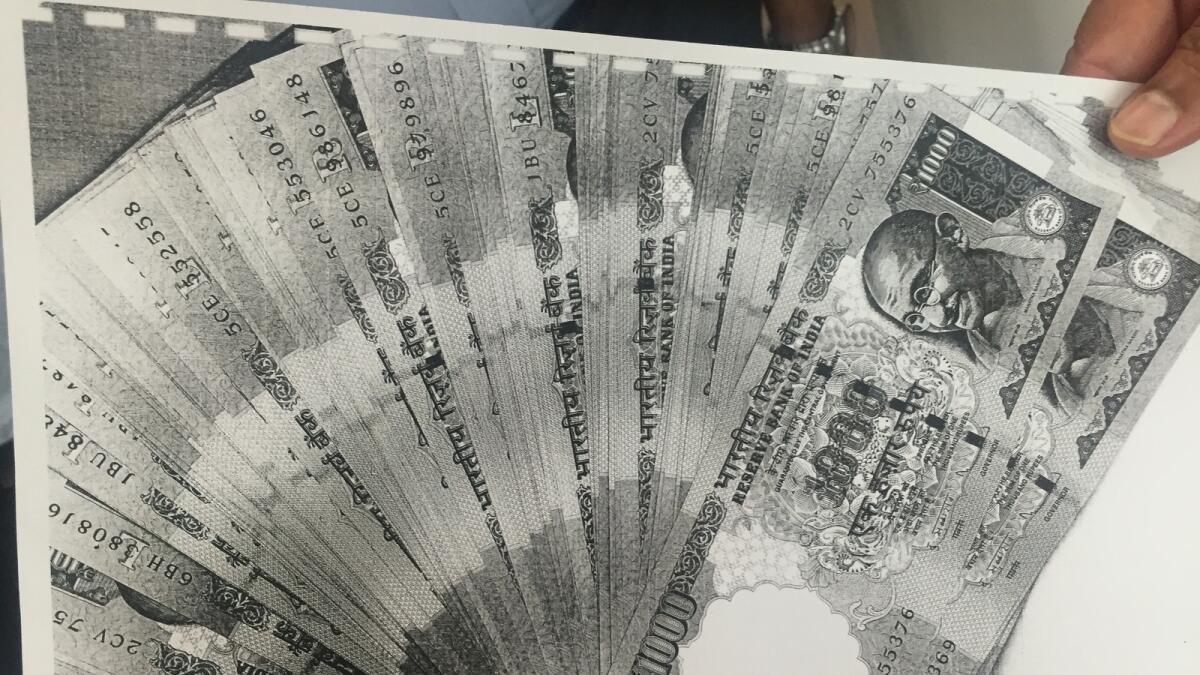 Fake Indian notes float around UAE 