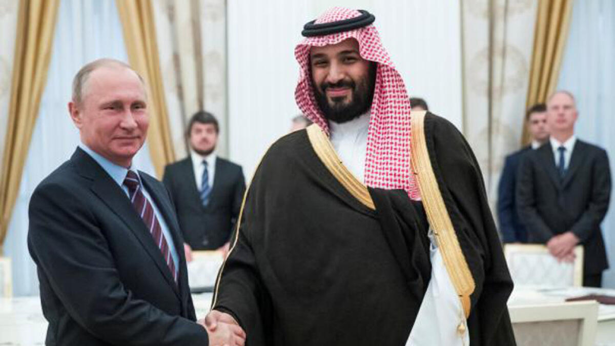 Saudis deputy crown prince, Putin discuss oil, Syria