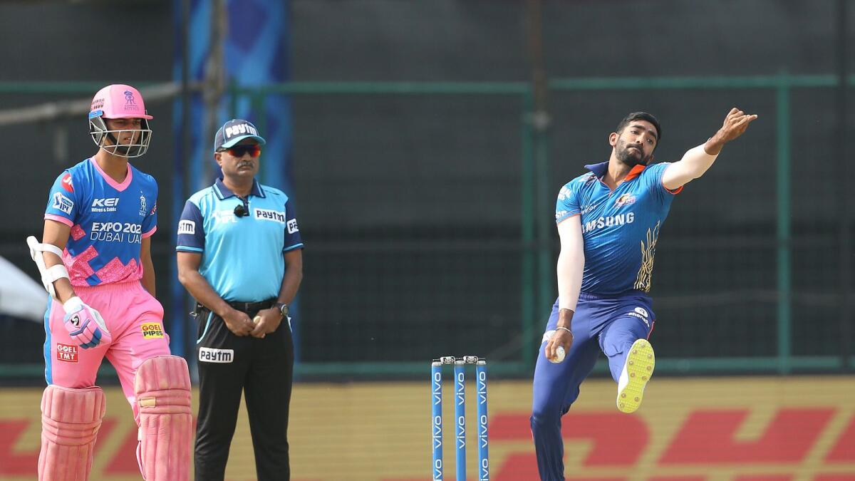 Mumbai Indians' Jasprit Bumrah was outstanding in the game against Rajasthan Royals. (BCCI)