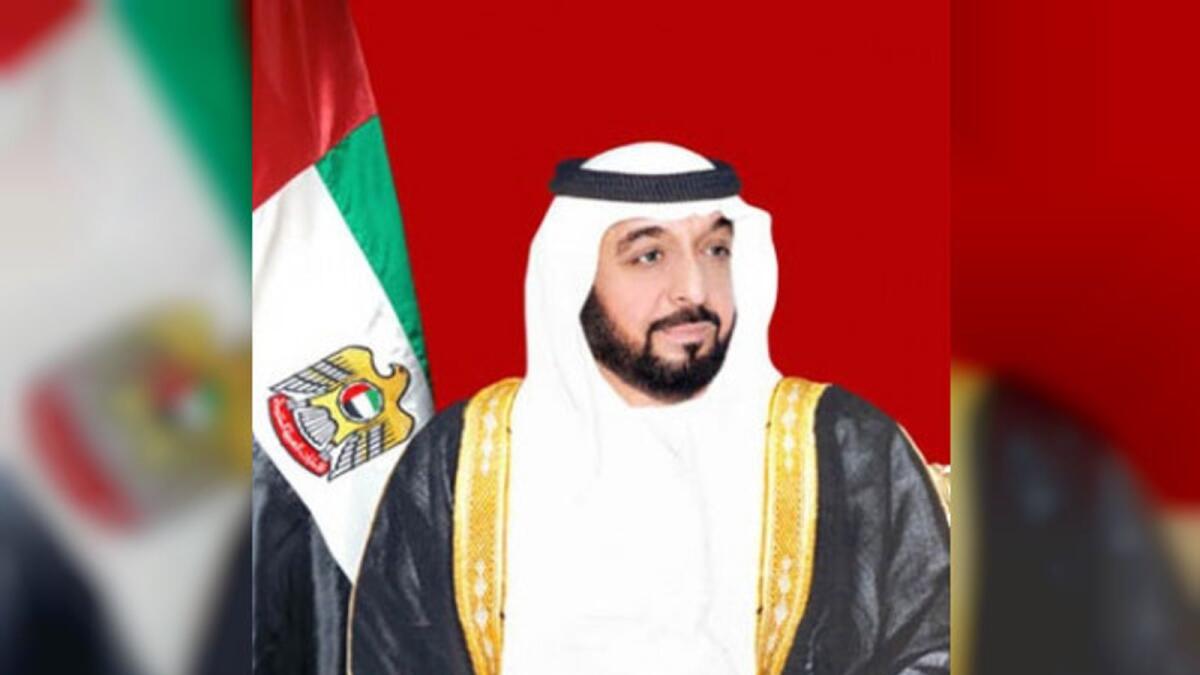 Sheikh Khalifa bin Zayed.