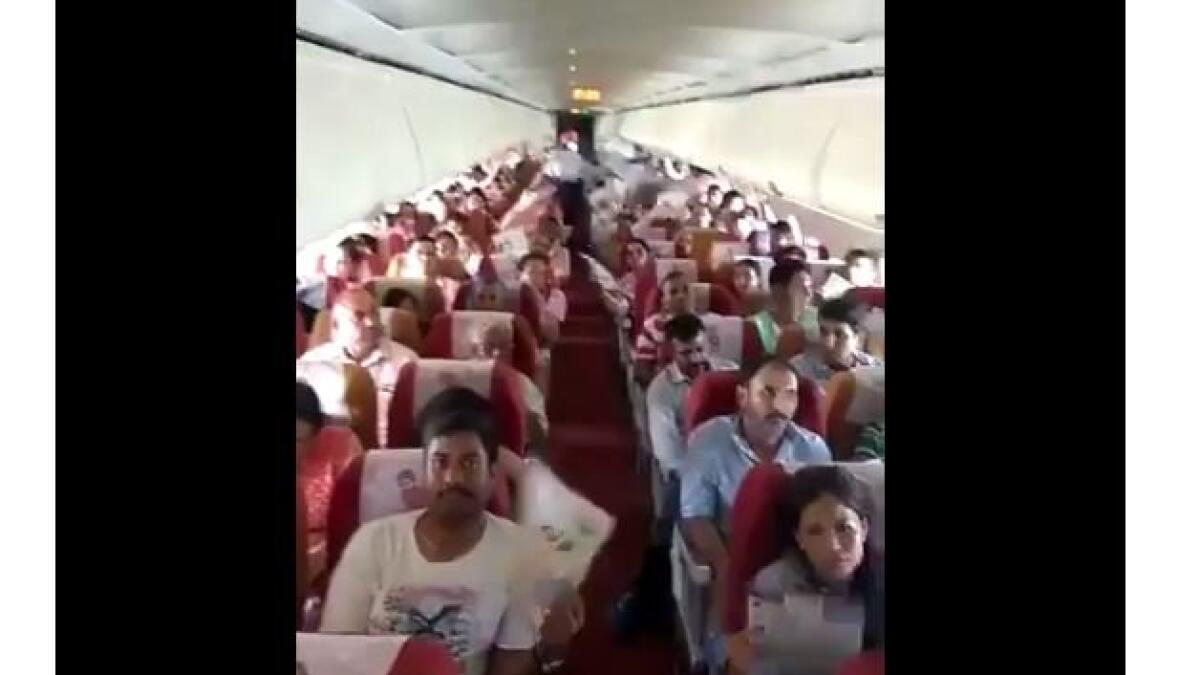 Video: AC on Air India flight faces problem, travellers use papers to fan themselves