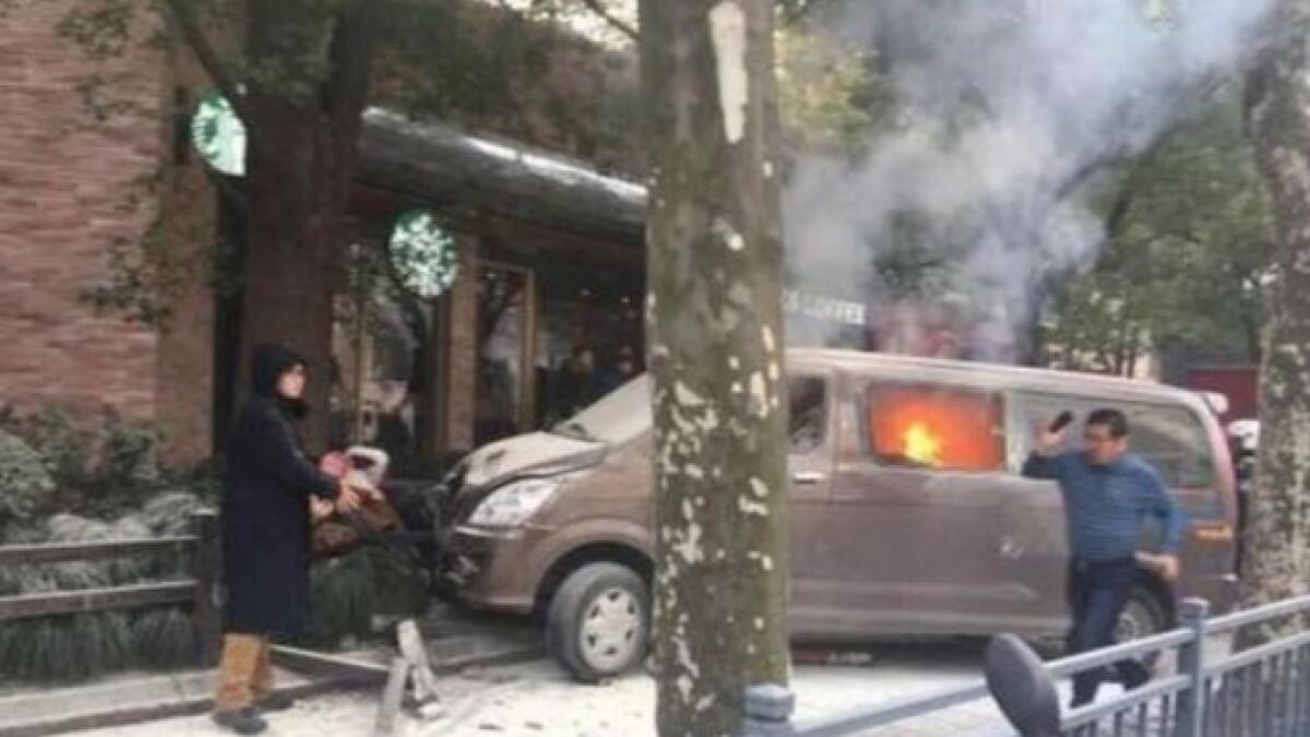 Video: 18 injured as vehicle ploughs into pedestrians in Shanghai