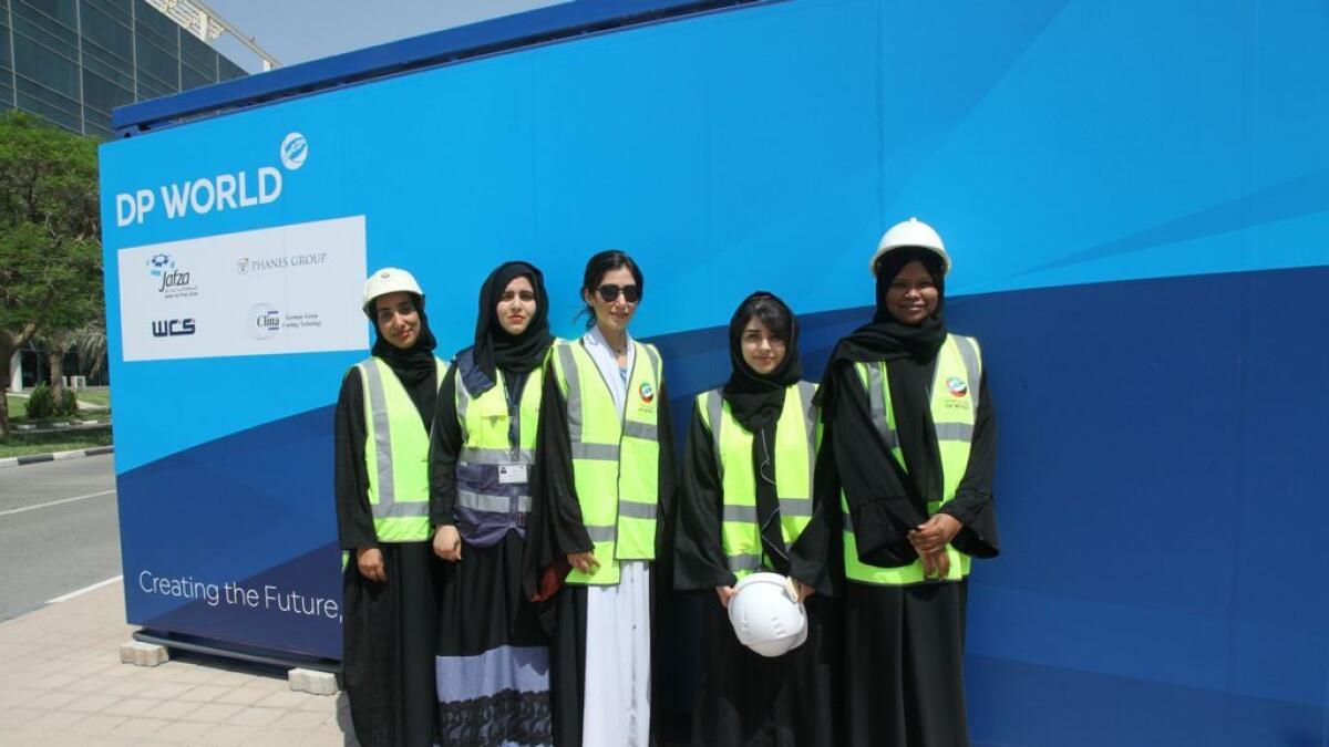 These Emirati women built classrooms from shipping containers