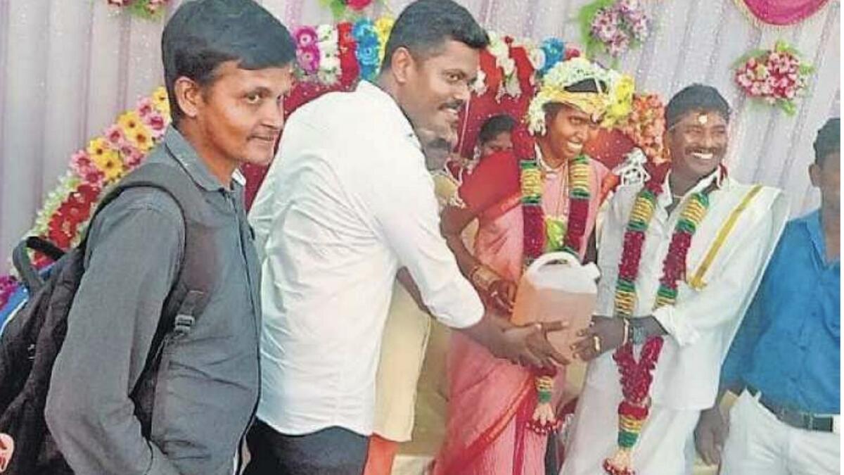 Groom in India gets 5 litres of petrol as wedding gift