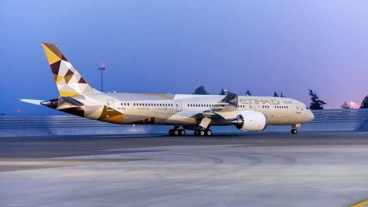 Guests flying with Etihad Airways can can avail of services like its quick self-service bag drop facility. - File photo