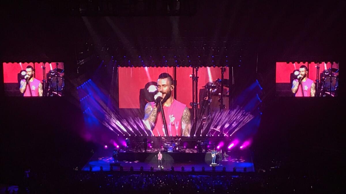 Maroon 5 thrill fans with memorable show