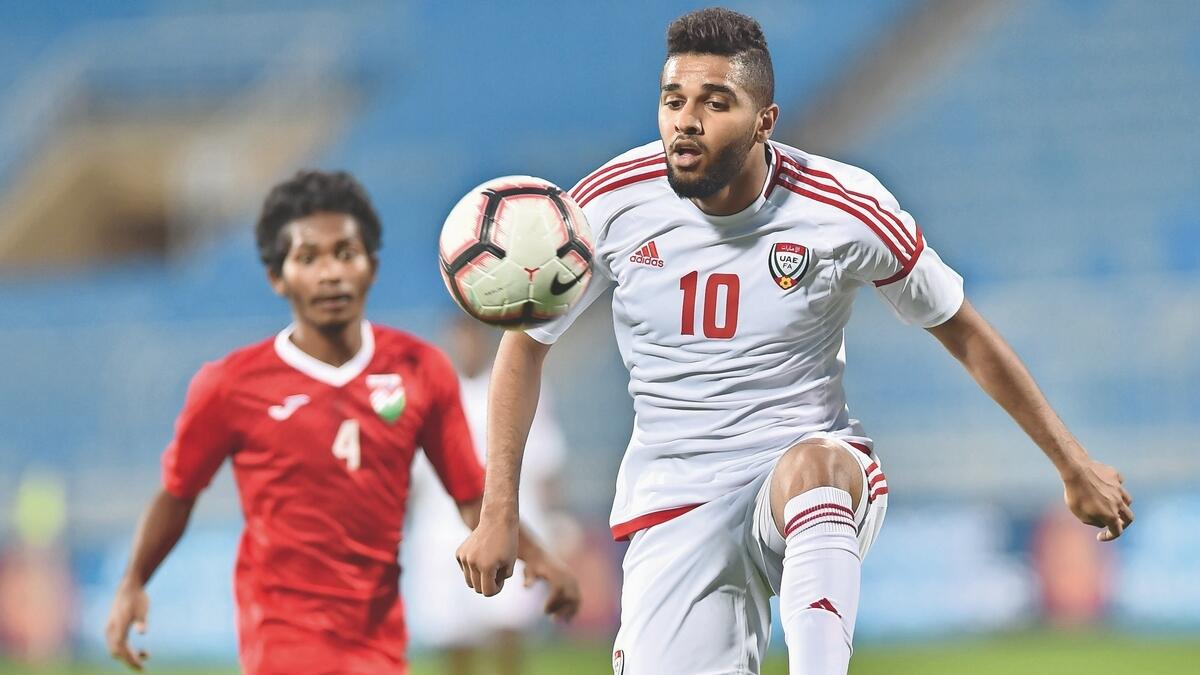 UAE blank Maldives 3-0 in AFC U-23 Championship
