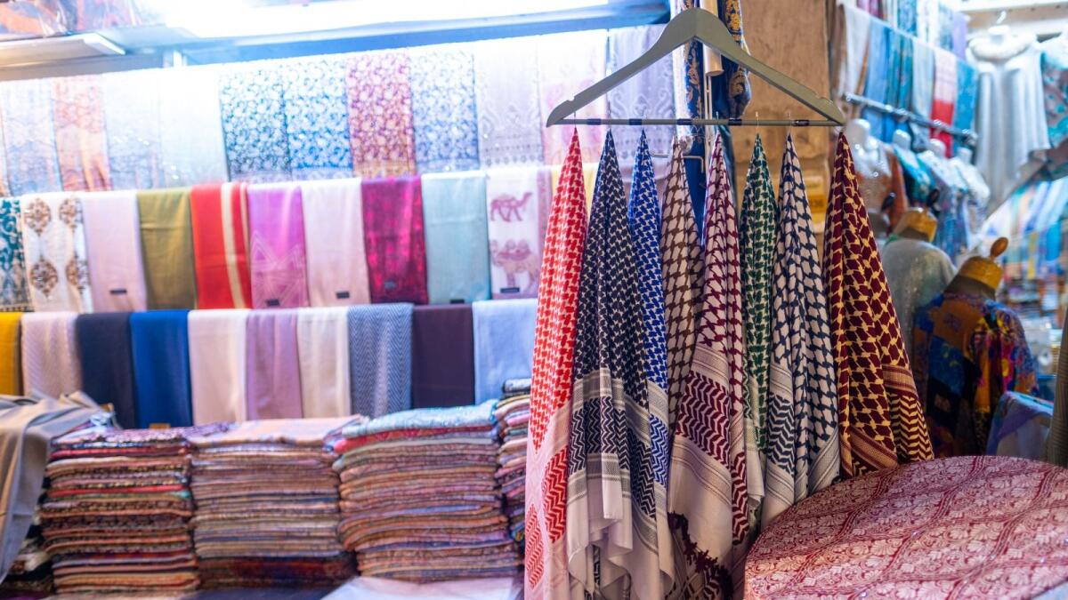Local markets have witnessed a surge in demand for the traditional keffiyeh since the recent Israeli attack on Gaza.