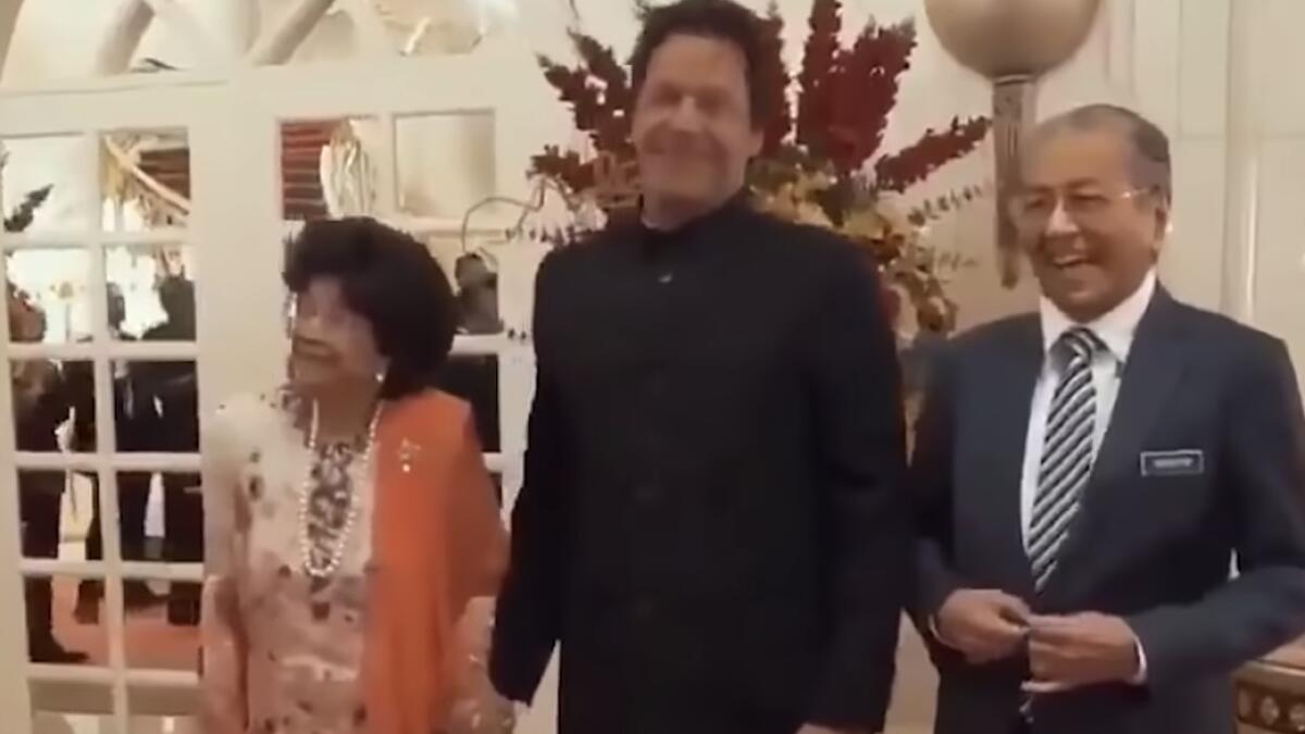 Video: Malaysias First Lady reveals why she held Imran Khans hand