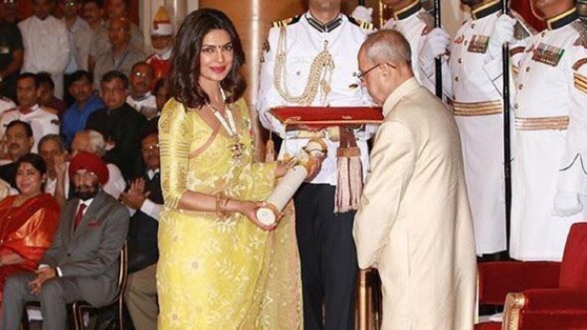 Priyanka Chopra receives Padma Shri