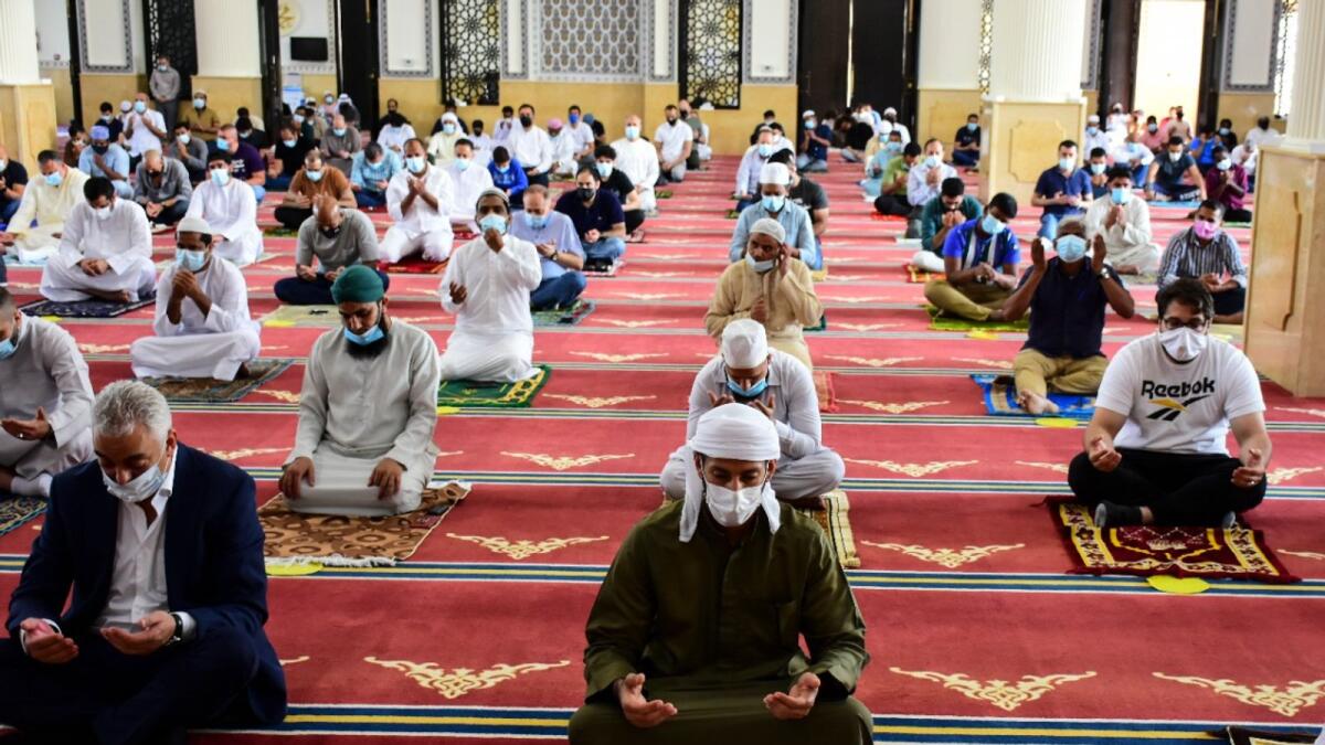 &lt;p&gt;Mosques took in 30 per cent of its capacity on the day, as worshippers turned up wearing masks and clutching their own prayer mats. &lt;em&gt;&lt;strong&gt;Photo by Shihab/ KT&lt;/strong&gt;&lt;/em&gt;&lt;/p&gt;