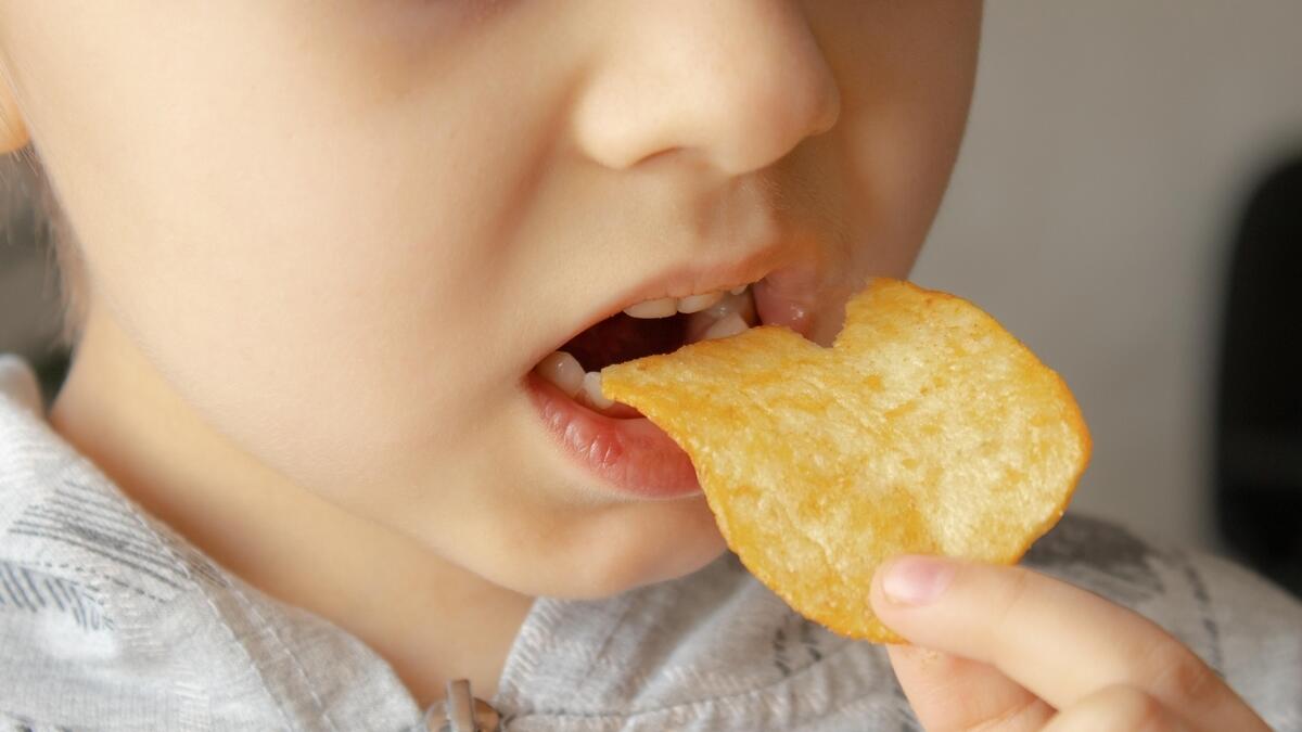 Toddler, snack, baby eating chips, suffocated