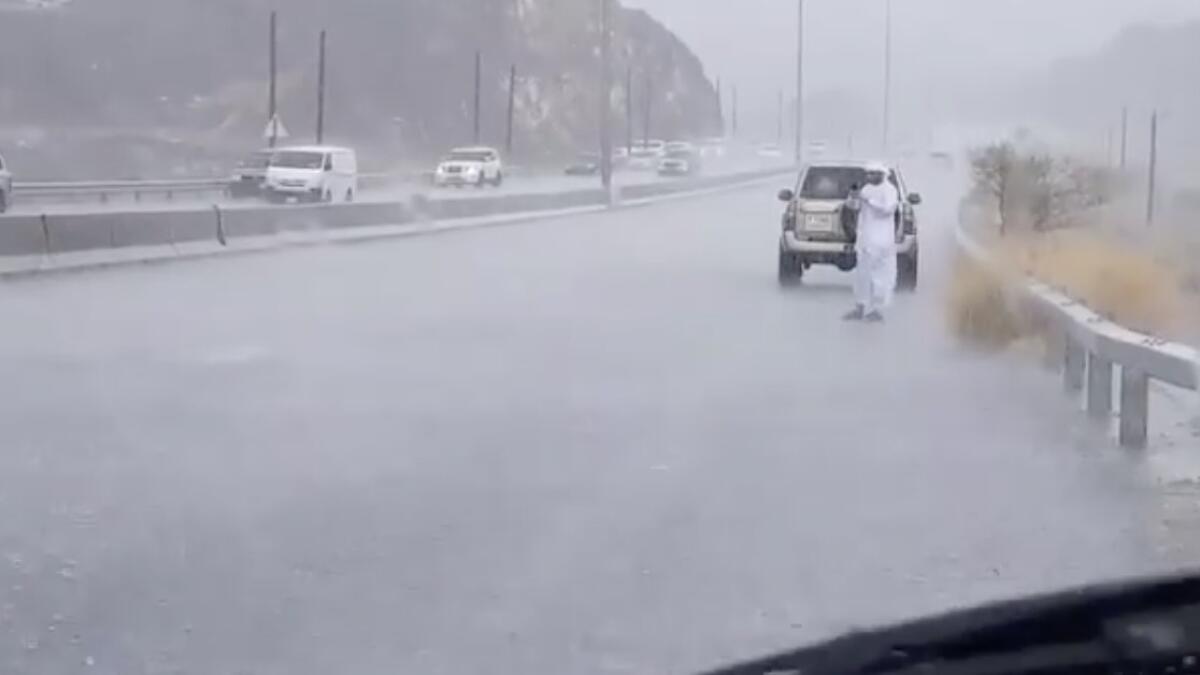 Videos: Heavy rains in parts of RAK, Fujairah, Sharjah