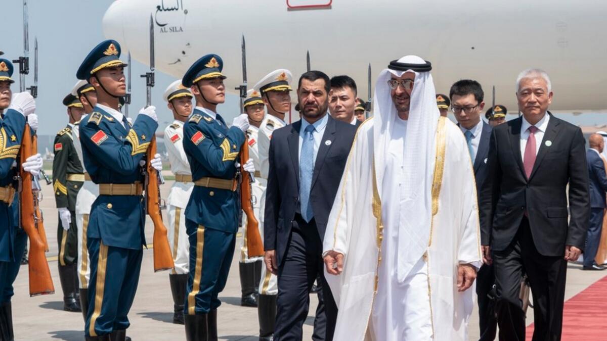 Sheikh Mohamed bin Zayed, China, Beijing
