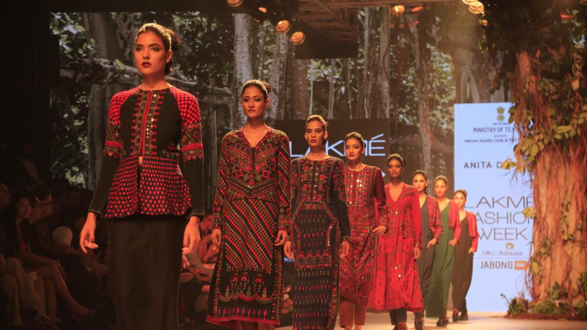 Handloom makes a statement at Lakme Fashion Week