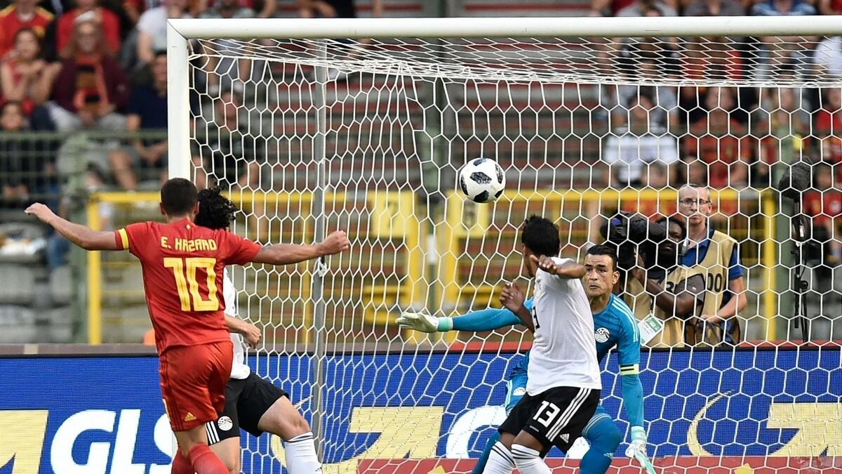 Egypt fail to get past the Belgium Hazard
