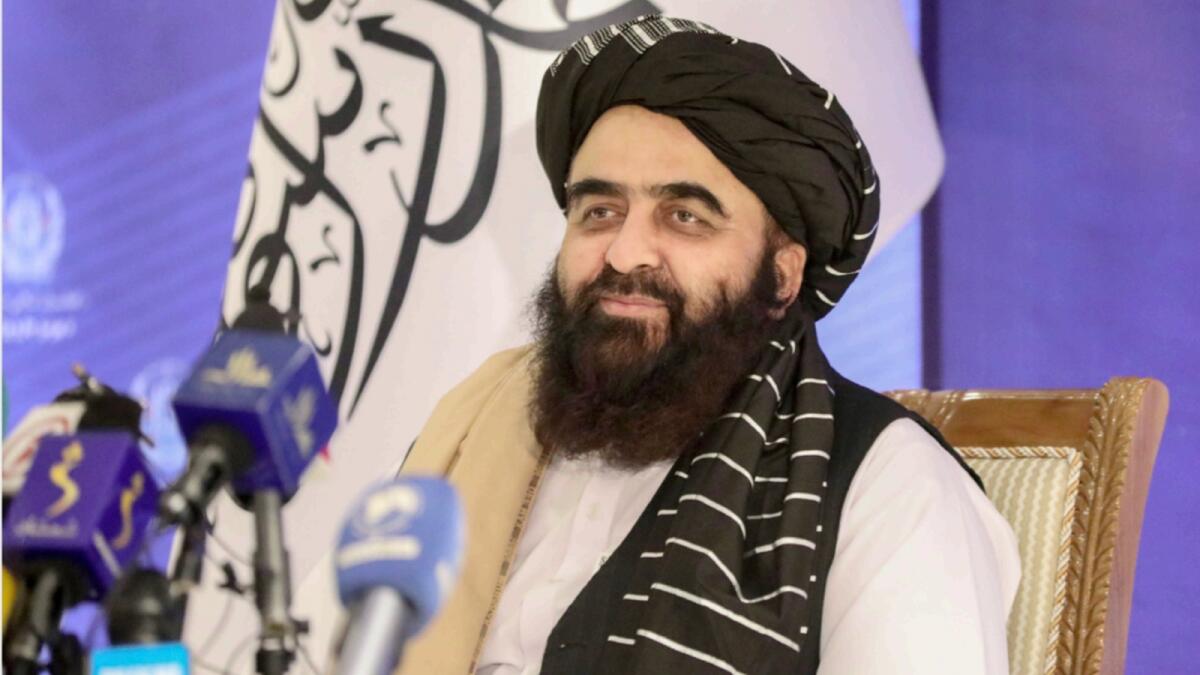 Taliban’s acting Foreign Minister Amir Khan Muttaqi. — AP
