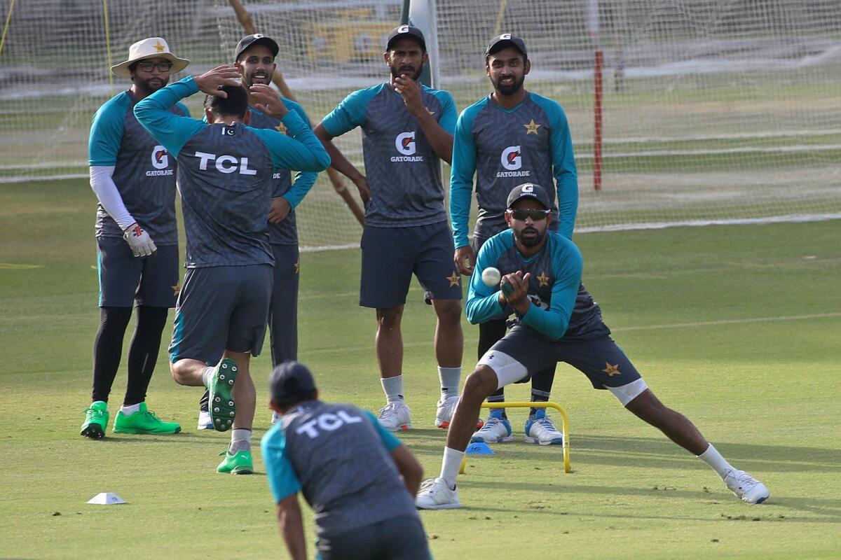 Pakistan team. — AP