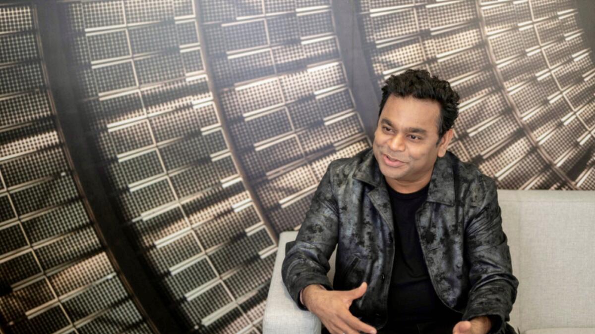 AR Rahman says his all-women orchestra fro Expo 2020 Dubai is a statement of the country's equality and creativity. — Photo by Shihab