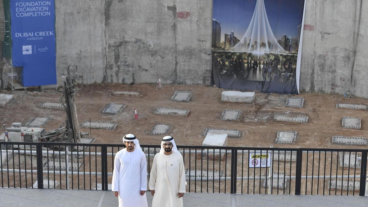 In October 2016, Sheikh Mohammed marked the ground-breaking of the tower, with the foundation work accomplished in record time
