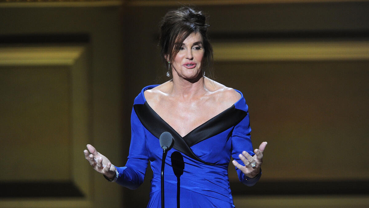 Caitlyn Jenner accepts The Transgender Champion award
