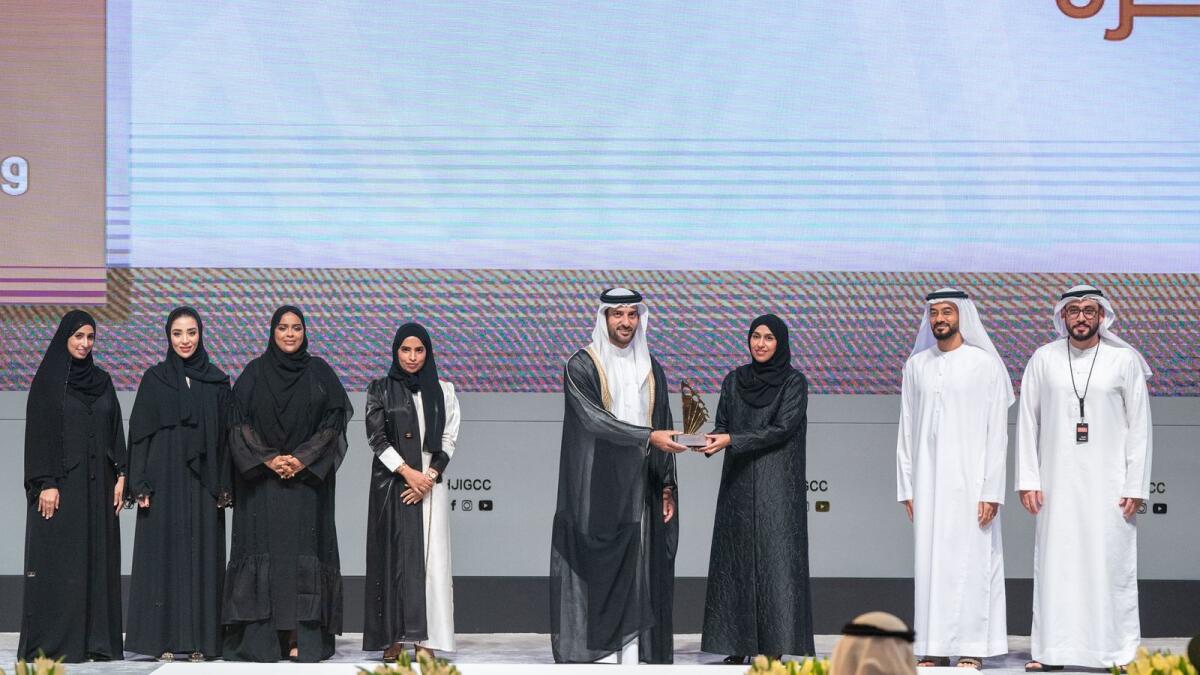 Sharjah Government Communication Award ceremony on Monday. — Wam