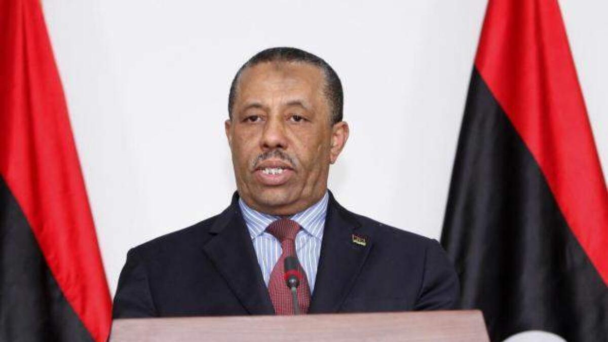Libya PM resigns live on TV hours after peace talks restart