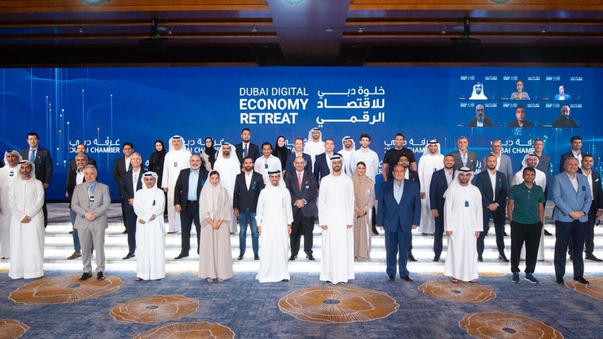 Over 100 industry experts took part in two-day retreat focused on generating practical recommendations for transforming emirate’s digital economy. — Supplied photo 