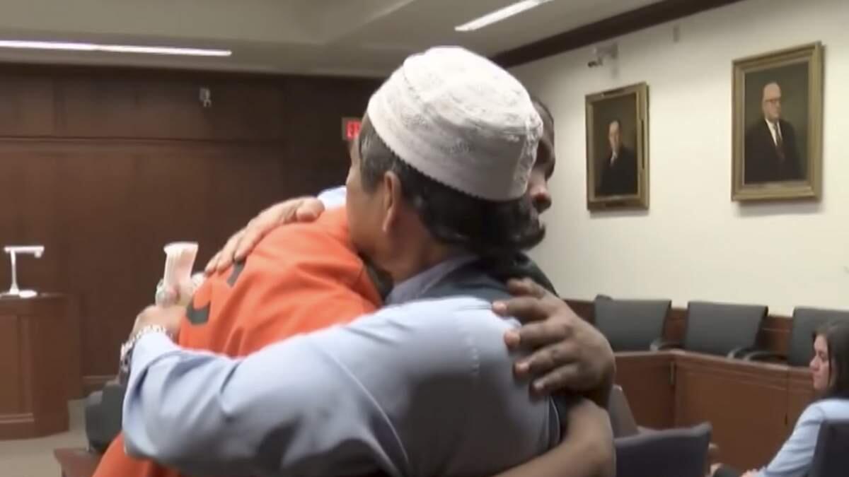 Video: Father hugs and forgives man involved in sons killing   
