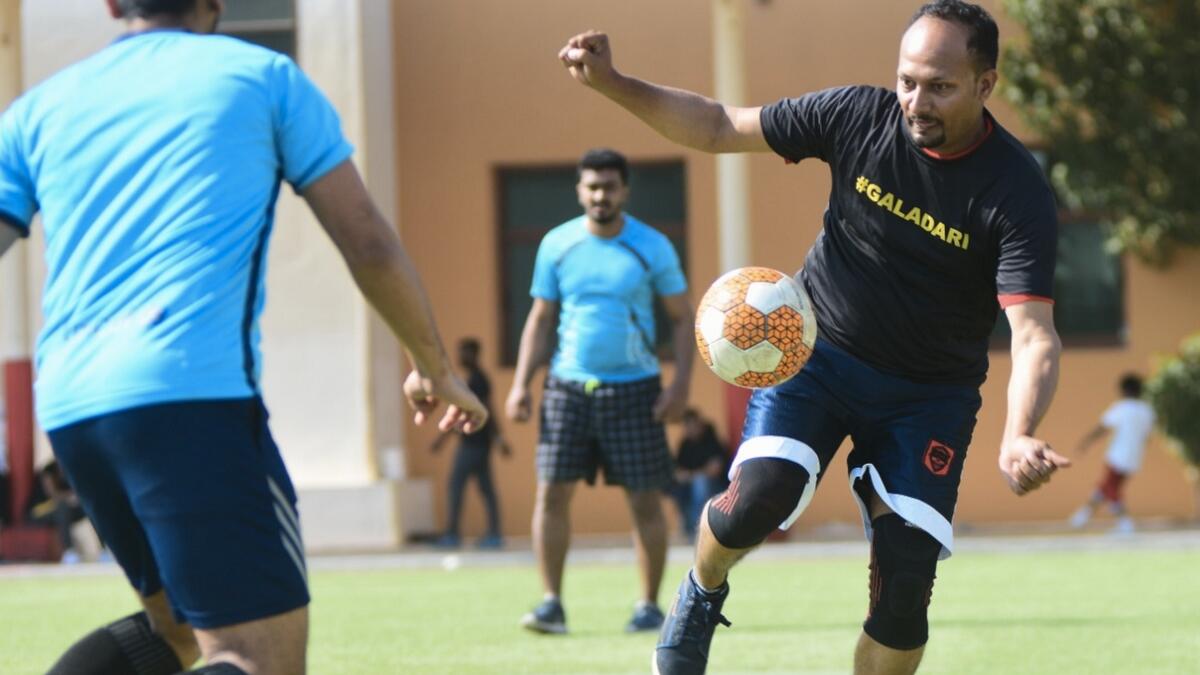 The Galadari Football Championship, held as part of the Dubai Fitness Challenge, saw participation of 16 teams from 12 Galadari Brothers companies.  — Photo by Shihab/KT