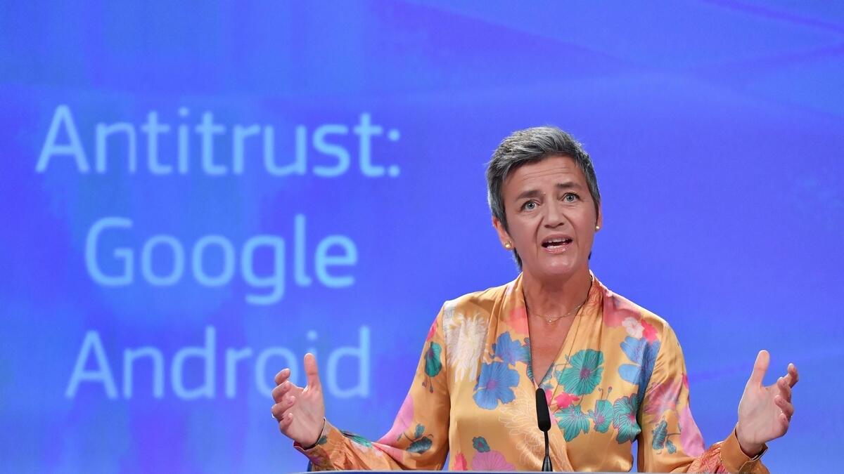 EU slaps record $5B fine on Google over antitrust case