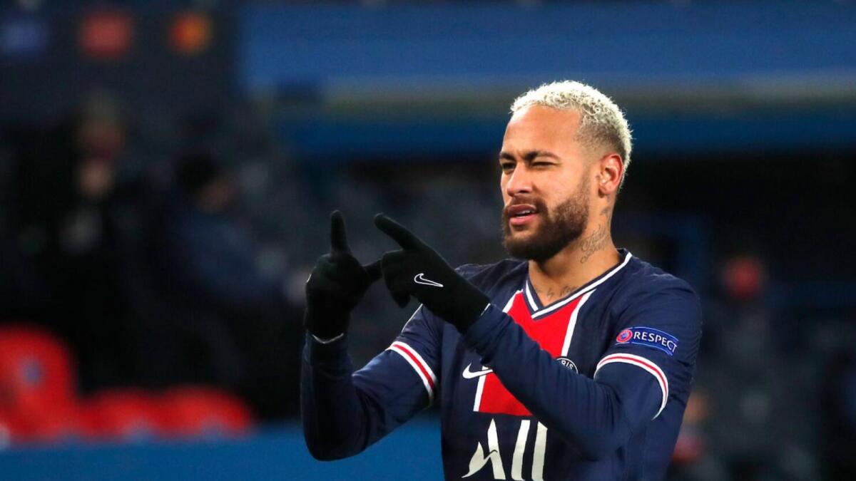 Paris Saint-Germain's Neymar. — AP file