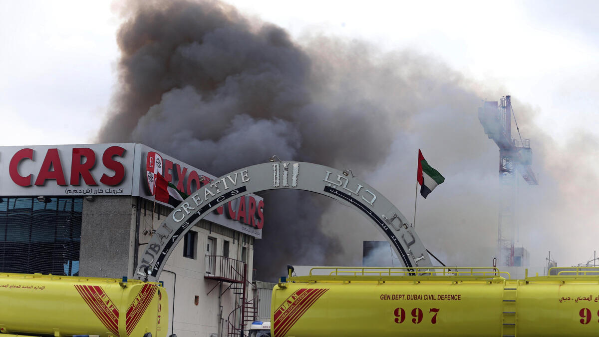 Workers evacuated after major fire in Dubai factory