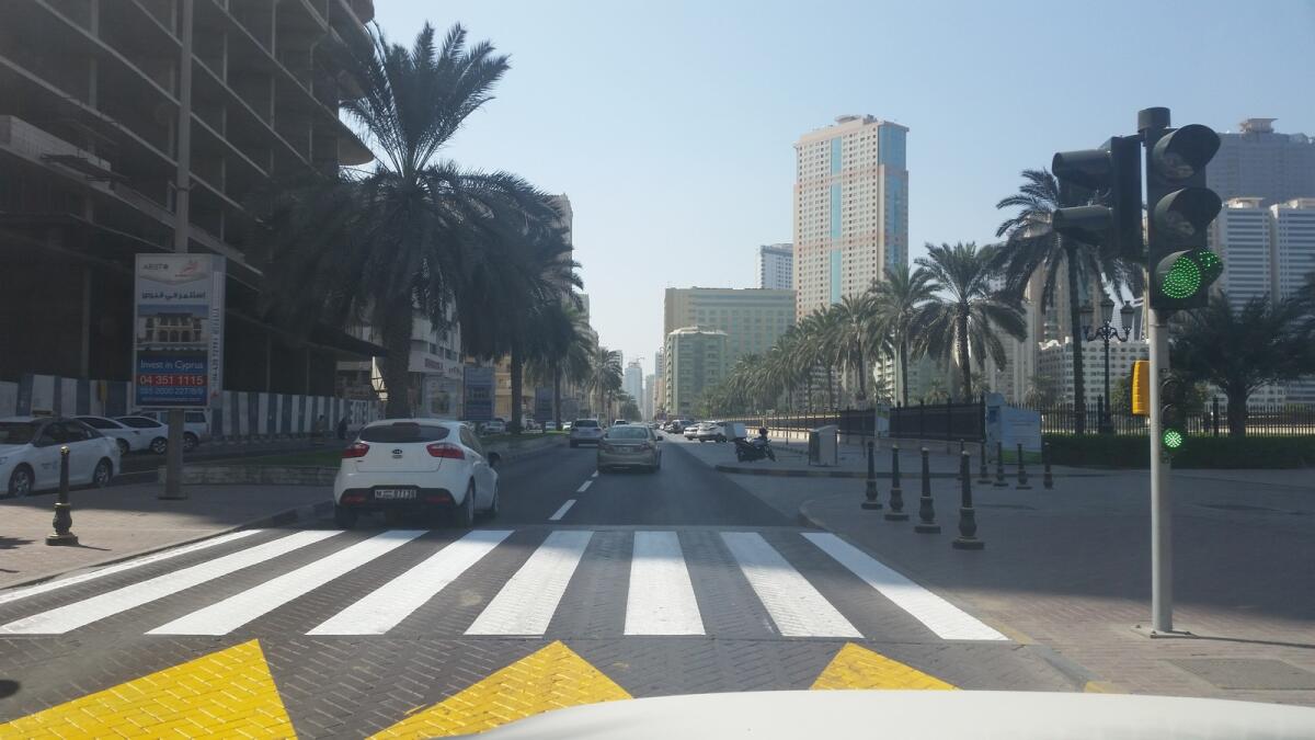 Sharjah repaints 60km road in three months