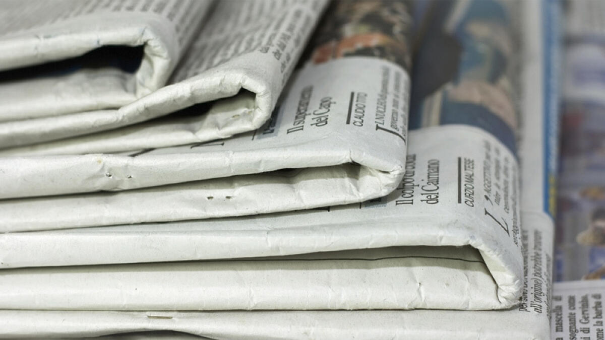 newspapers, covid19 in uae, media coverage coronavirus