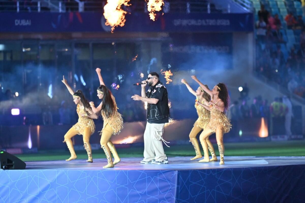 Superstar Indian rapper Badshah performs at the opening ceremony. — Rahul Gajjar