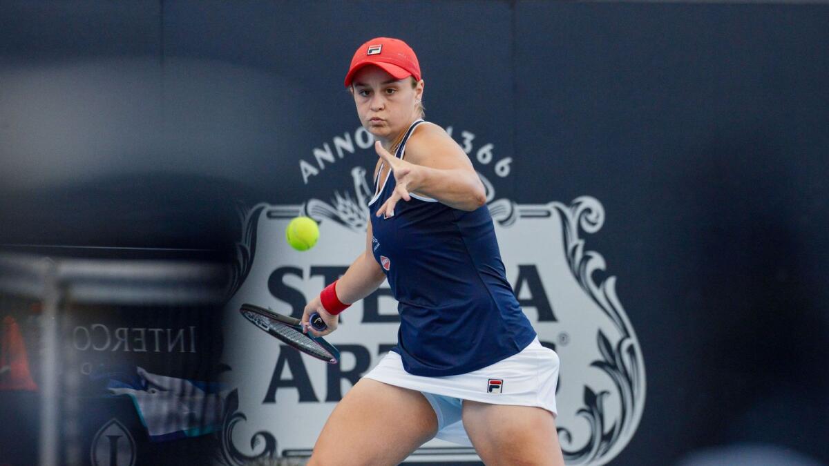 Ashleigh Barty accepted a wildcard to defend her Adelaide International title this week. —  AFP