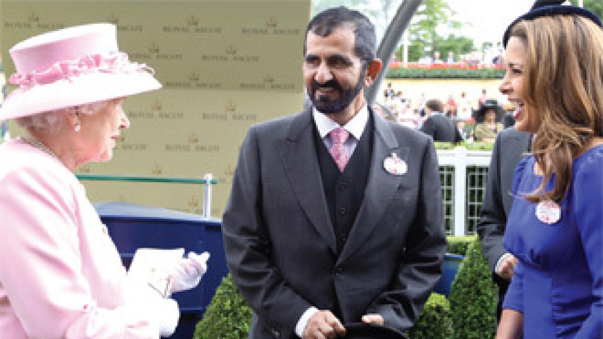 Shaikh Mohammed meets Queen Elizabeth II