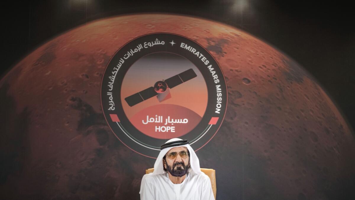 Sheikh Mohammed, mars, space mission , uae space 
