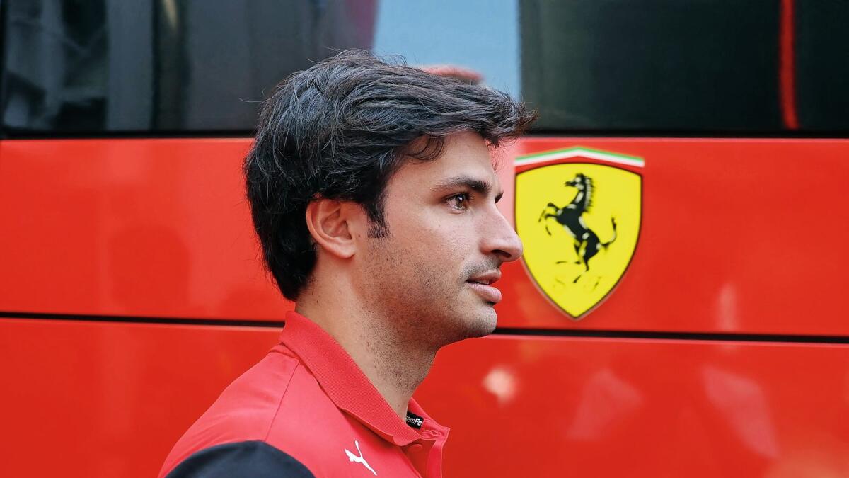 Ferrari's Carlos Sainz ahead of the Spanish Grand Prix. — Reuters