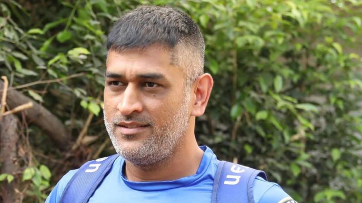 Mahendra Singh Dhoni is ready for new task. — Twitter