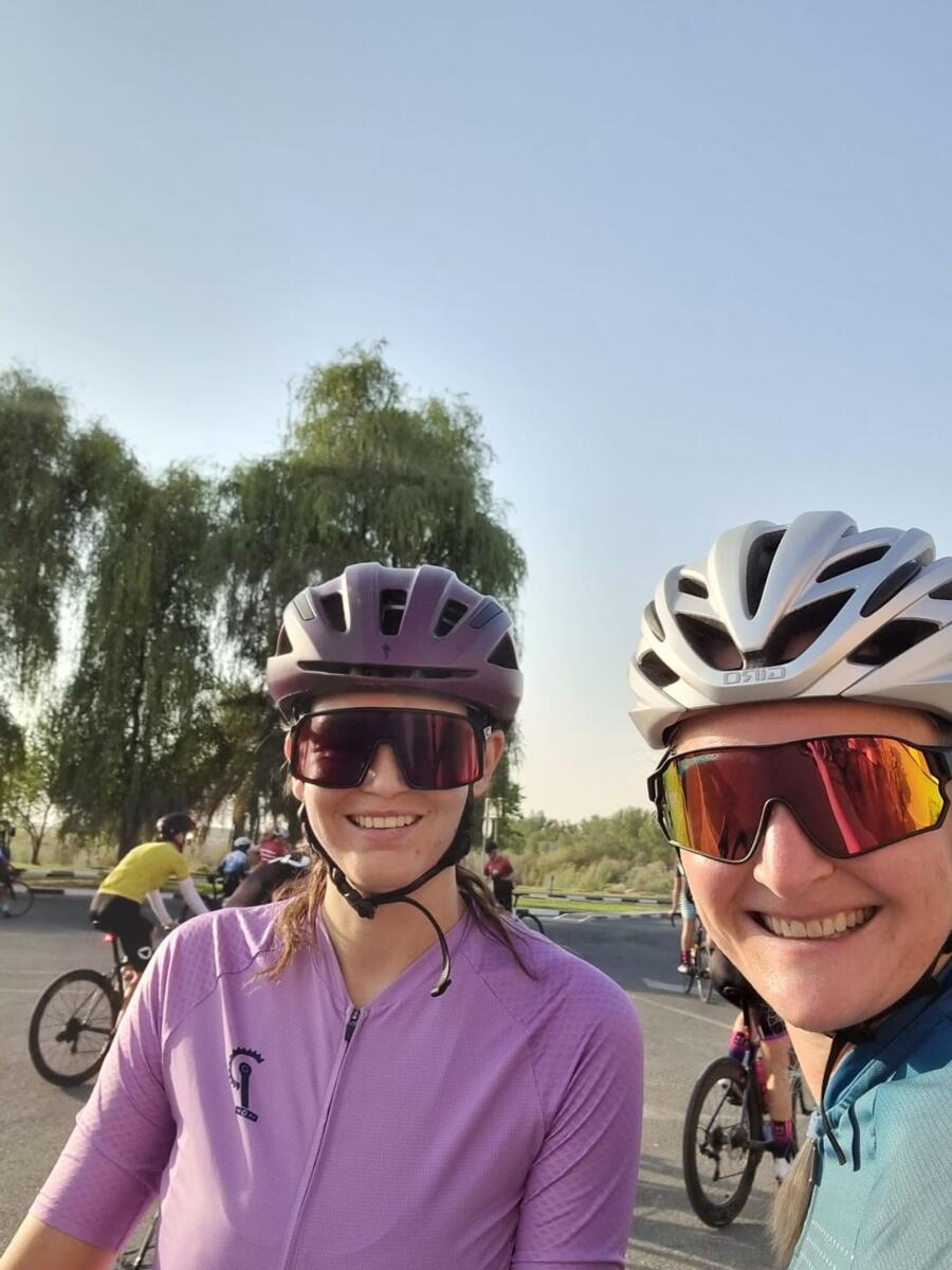 For Yvette (right), this was the longest ride of her life