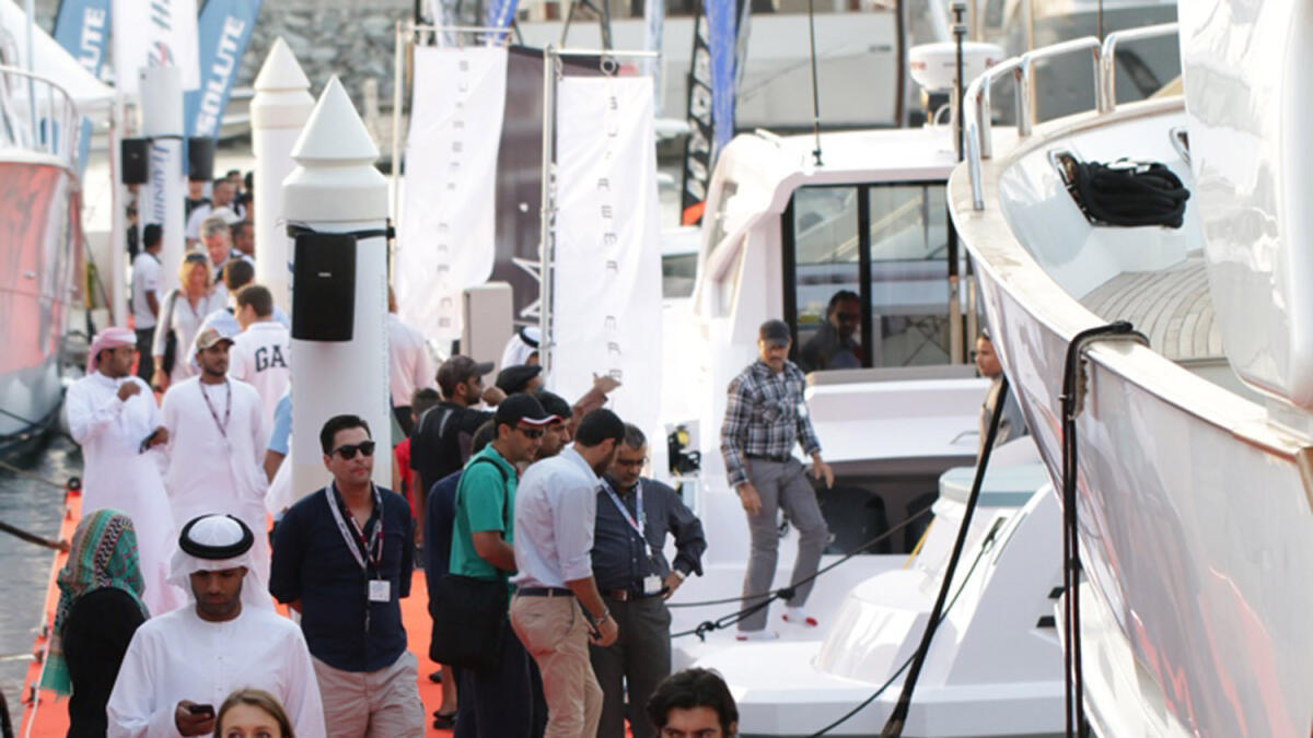 Visitors to the Dubai International Boat Show this year can explore stand-up paddle boarding sessions, among other water sports. The superyacht life area is returning this year, bringing together the world’s leading superyacht builders. — Supplied photos