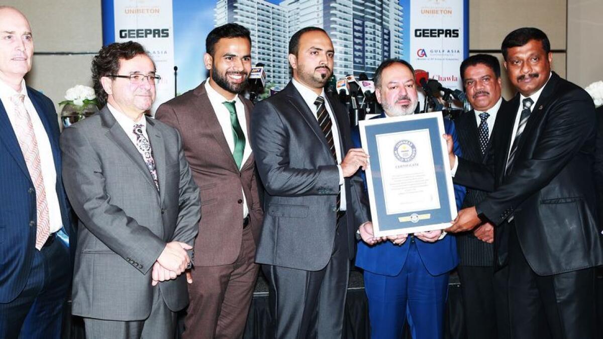 Dubai sets world record for non-stop concrete pour